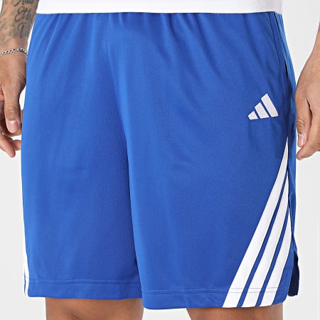 Adidas Sportswear - Short Jogging A Bandes 3 Stripes JN4741 Bleu Roi