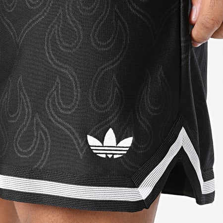 Adidas Originals - Short Jogging Jacquard KA9361 Noir