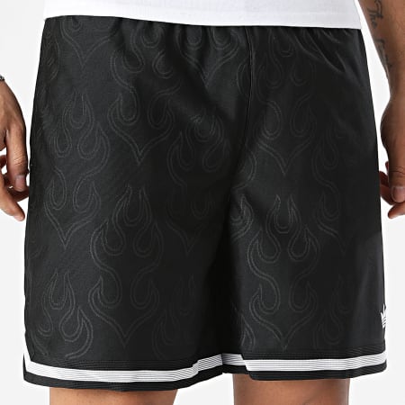 Adidas Originals - Short Jogging Jacquard KA9361 Noir