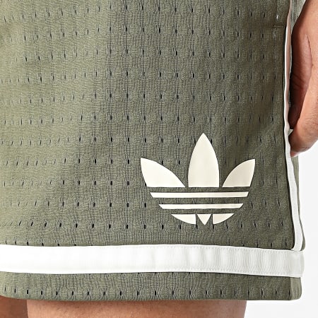 Adidas Originals - Short Jogging Warp Knit KB6155 Vert Kaki