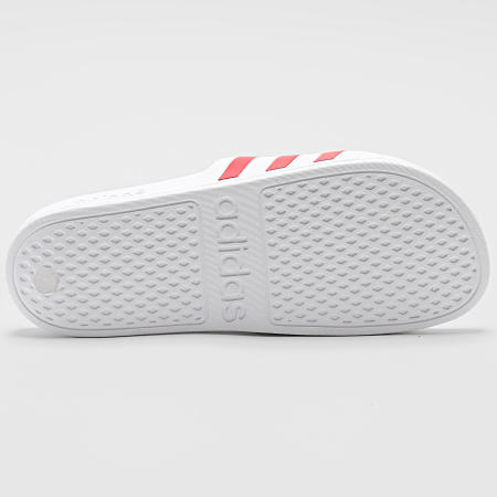 Adidas Sportswear - Claquettes Adilette Aqua HQ2444 Footwear White Collegiate Red