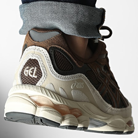 Asics - Baskets Gel NYC 1203A383 Brown Storm Black Coffee