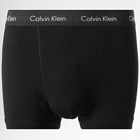 Calvin Klein - Pack de 3 Boxers Trunk U2662G Negro Verde Azul