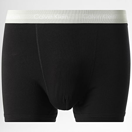 Calvin Klein - Pack de 3 Boxers Trunk U2662G Negro Verde Azul