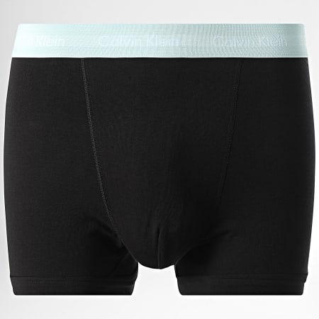 Calvin Klein - Pack de 3 Boxers Trunk U2662G Negro Verde Azul