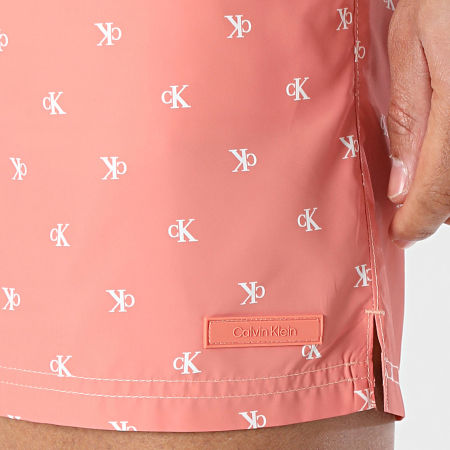 Calvin Klein - Pantalón Corto de baño Drawstring Covered 1027 Coral