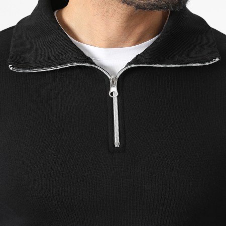 LBO - Sweat Col Montant Zippé 4166 Noir