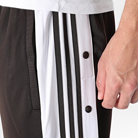 Adidas Originals - Pantalon Jogging A Bandes Adibreak TP KE1679 Marron Blanc