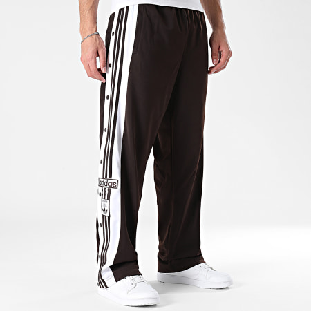 Adidas Originals - Pantalon Jogging A Bandes Adibreak TP KE1679 Marron Blanc
