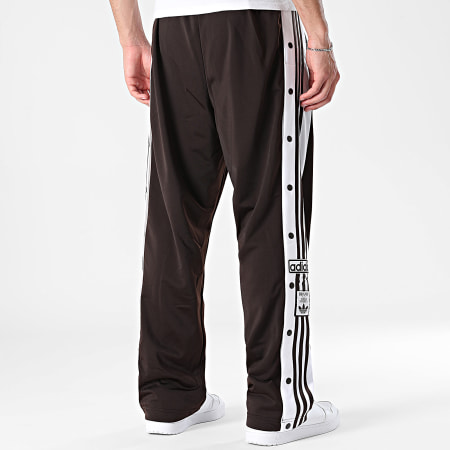 Adidas Originals - Pantalon Jogging A Bandes Adibreak TP KE1679 Marron Blanc