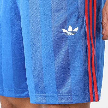 Adidas Originals - Short Jogging A Bandes 3 Stripes KE3590 Bleu Roi Rouge