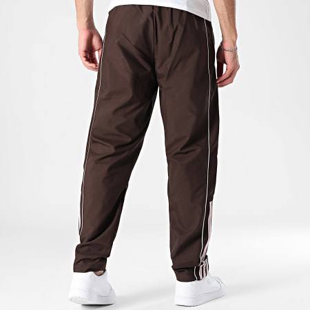 Adidas Originals - Pantalon Jogging A Bandes Half Stripes KC6441 Marron