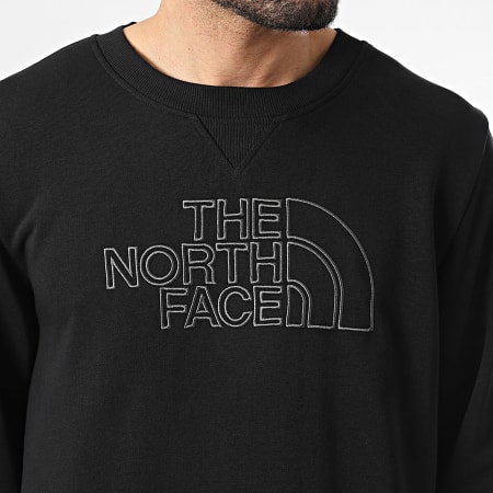 The North Face - Sudadera Crewneck Drew Peak A8C1C Negro