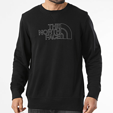 The North Face - Sudadera Crewneck Drew Peak A8C1C Negro