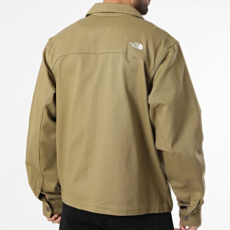 The North Face - Jass met rits Twill Collared A8G99 kaki groen