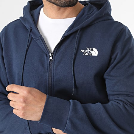 The North Face - Zipped Hoodie A8GQ7 Navy Blue