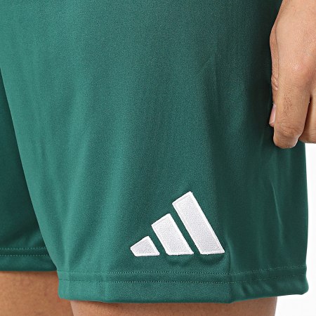 Adidas Sportswear - Ensemble Tee Shirt Et Short Jogging Entrada 26 Jersey KE9832 KE9828 Vert Foncé Blanc