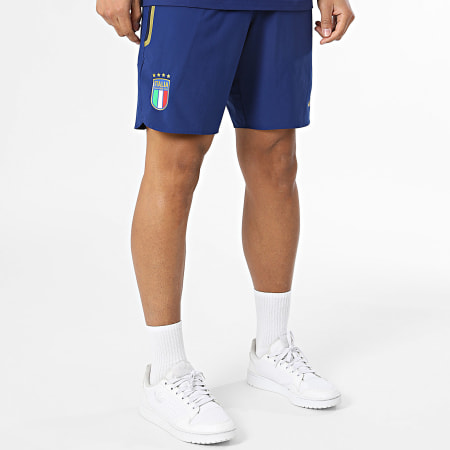 Adidas Sportswear - Ensemble Tee Shirt Et Short Jogging Foot Italie JY7056 JY7055 Bleu Marine
