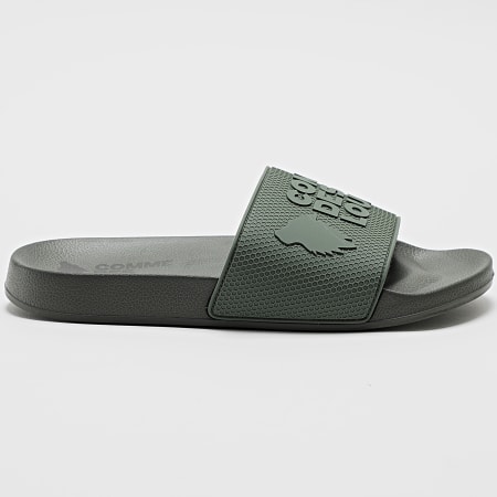 Comme Des Loups - Claquettes Rubb Vert Kaki