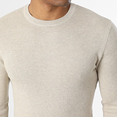 Frilivin - Jersey 684 beige jaspeado