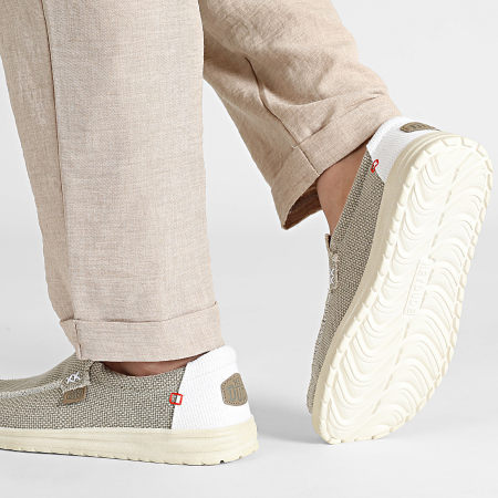 Hey Dude - Mocassins Mikka Braided Off White