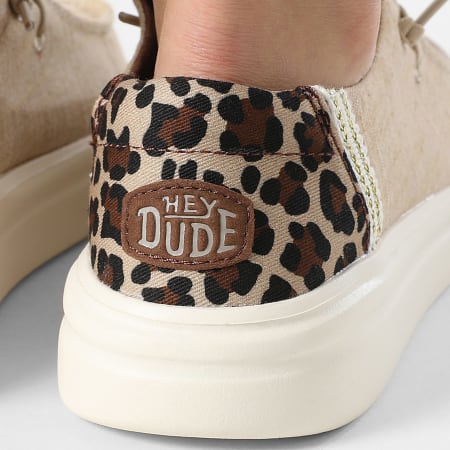 Hey Dude - Mocassins Femme Wendy Rise Animal Tan Multi