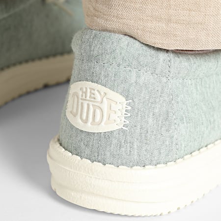 Hey Dude - Mocassins Wally Stretch Jersey Seafoam