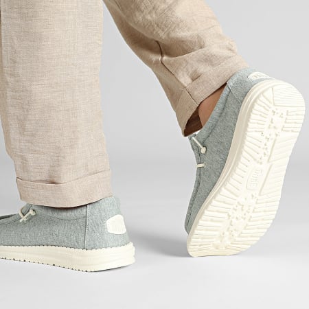 Hey Dude - Mocassins Wally Stretch Jersey Seafoam