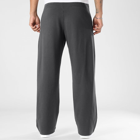 LBO - Pantalon Habillé Large A Plis 2483 Gris Anthracite