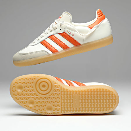Adidas Originals - Baskets Samba OG IH9057 Off White Dusky Orange Gum 3