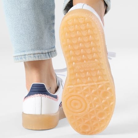 Adidas Originals - Zapatillas mujer Sambae J JP9534 Footwear White Dark Blue Glow Pink