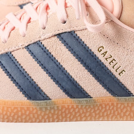 Adidas Originals - Zapatillas Mujer Gazelle J IH6468 Blush Pink Night Indigo Hi-Res Green