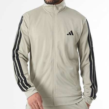 Adidas Sportswear - Ensemble De Survetement A Bandes 3 Stripes Trefoil KC1358 Beige