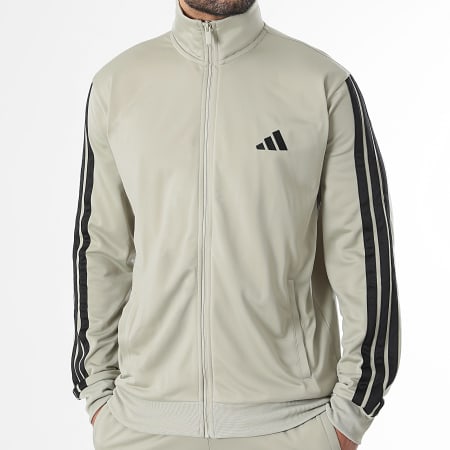 Adidas Sportswear - Ensemble De Survetement A Bandes 3 Stripes Trefoil KC1358 Beige
