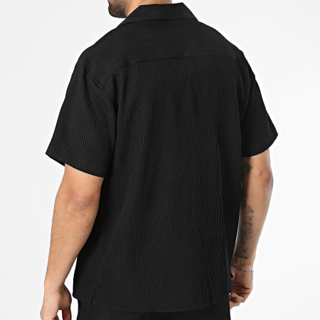 Jack And Jones - Ensemble Chemise Manches Courtes Et Short Jogging Harrison Resort Noir