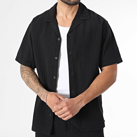 Jack And Jones - Ensemble Chemise Manches Courtes Et Short Tyson Resort Noir
