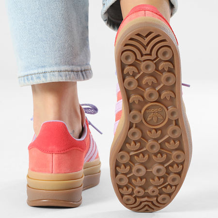 Adidas Originals - Baskets Femme Gazelle Bold IH4212 Semi Flash Red Powder Plum Semi Lucid Red