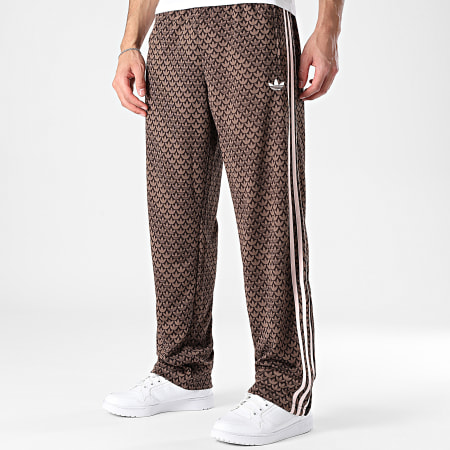 Adidas Originals - Calça de fato de treino com Faixas Firebird KE1678 Castanho Rosa Claro