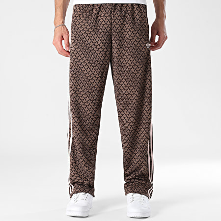Adidas Originals - Calça de fato de treino com Faixas Firebird KE1678 Castanho Rosa Claro