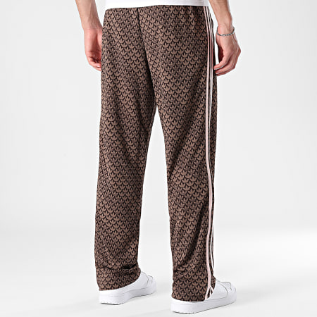 Adidas Originals - Calça de fato de treino com Faixas Firebird KE1678 Castanho Rosa Claro