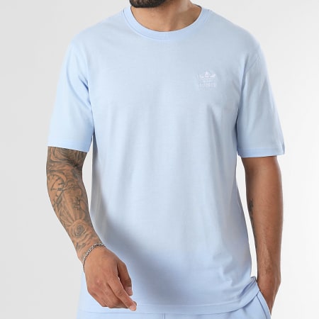 Adidas Originals - Tee Shirt Trefoil Essential KE1195 Bleu Clair