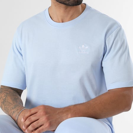 Adidas Originals - Tee Shirt Trefoil Essential KE1195 Bleu Clair