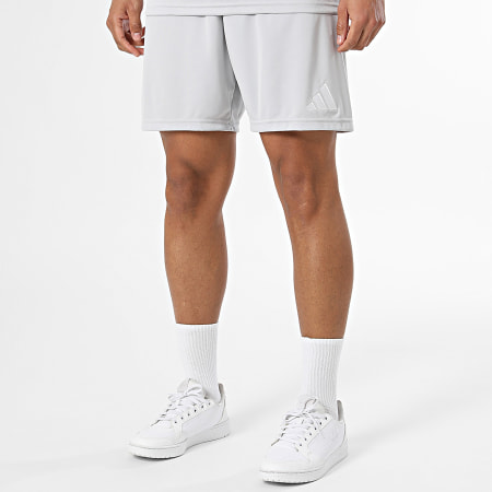Adidas Sportswear - Ensemble Tee Shirt Et Short Jogging Entrada 26 Jersey JZ2511 JZ2515 Gris