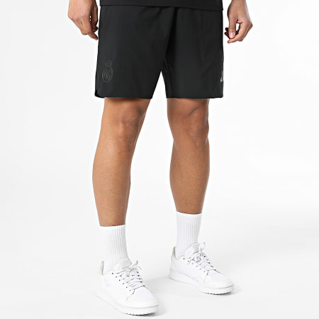 Adidas Sportswear - Ensemble Tee Shirt Oversize Et Short Jogging Real Madrid KC7809 KC7808 Noir