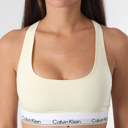 Calvin Klein - Brassière Femme QF8493 Jaune Clair