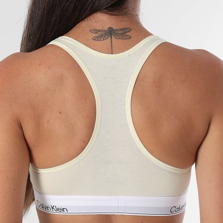 Calvin Klein - Brassière Femme QF8493 Jaune Clair