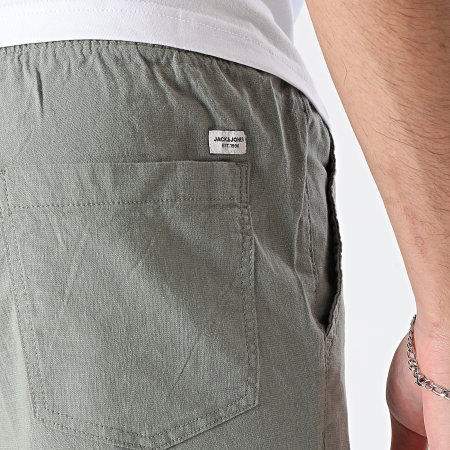Jack And Jones - Pantalon Estival Loose Fit Karl Breeze Vert Kaki