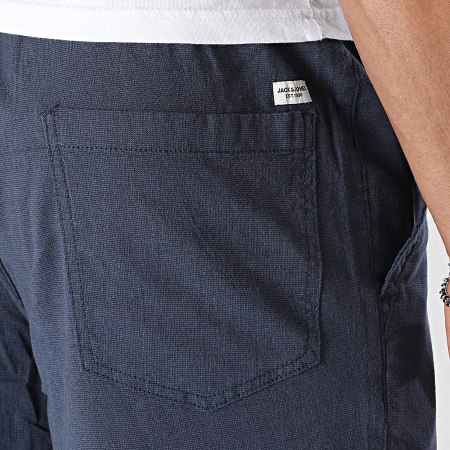 Jack And Jones - Pantalon Estival Loose Fit Karl Breeze Bleu Marine