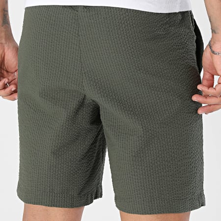 JJ Rebel - Short Jogging Texturé Haven Vert Kaki