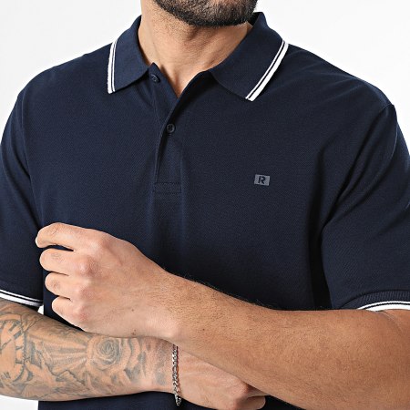JJ Rebel - Polo Manches Courtes Zell Bleu Marine